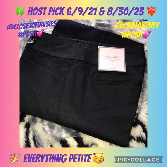 Ann Taylor Pants - Ann Taylor Petites Black Margo stretch 00P